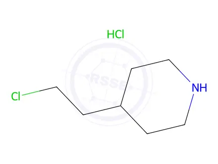 Chemical structure of 4-(2-Chloroethyl)piperidine Hydrochloride