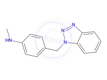 Chemical structure of 4-((1H-benzo[d][1,2,3]triazol-1-yl)methyl)-N-methylaniline