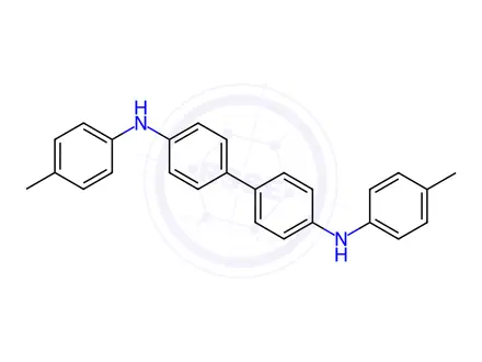 Chemical structure of N,N'-Di-p-tolylbenzidine