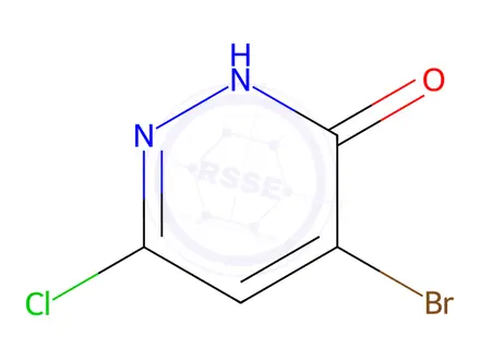 Chemical structure of 4-Bromo-6-chloropyridazin-3(2H)-one