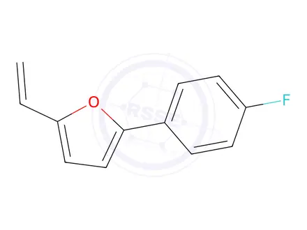 Chemical structure of 2-(4-Fluorophenyl)-5-vinylfuran
