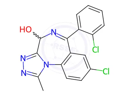 Chemical structure of Triazolam Impurity 3