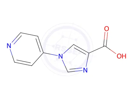 Chemical structure of 1-(Pyridin-4-yl)-1H-iMidazole-4-carboxylic acid