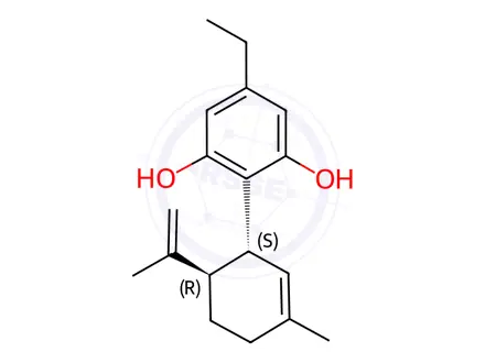 Chemical structure of CBDE