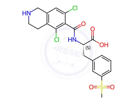 Chemical structure of Lifitegrast Impurity 14