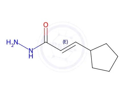 Chemical structure of 3-Cyclopentylacrylohydrazide
