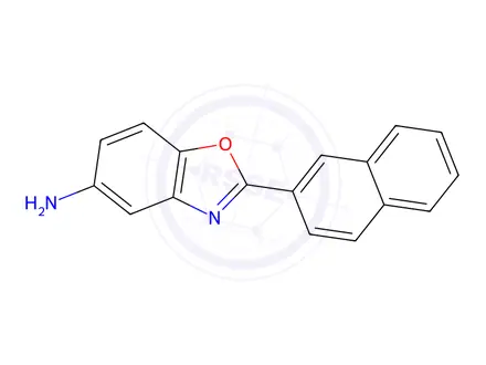Chemical structure of 2-(Naphthalen-2-yl)benzo[d]oxazol-5-amine