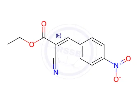Chemical structure of Ethyl 2-Cyano-3-(4-nitrophenyl)acrylate