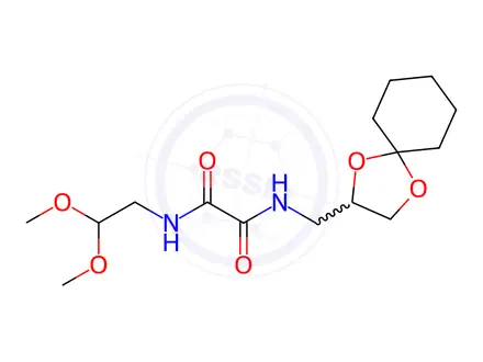Chemical structure of N1-((1,4-Dioxaspiro[4.5]decan-2-yl)methyl)-N2-(2,2-dimethoxyethyl)oxalamide