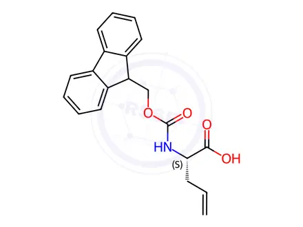 Chemical structure of Fmoc-α-allyl-Gly-OH