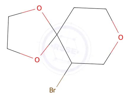 Chemical structure of 6-Bromo-1,4,8-trioxaspiro[4.5]decane