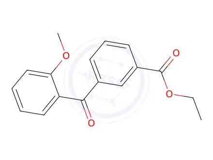 Chemical structure of Ethyl 3-(2-methoxybenzoyl)benzoate