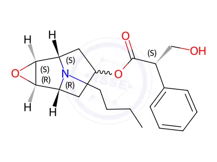 Chemical structure of Hyoscine Butylbromide Impurity 5 (Hyoscine Butylbromide EP Impurity E)
