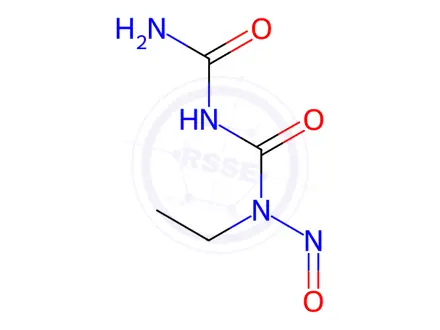 Chemical structure of N-ETHYL-N-NITROSOBIURET