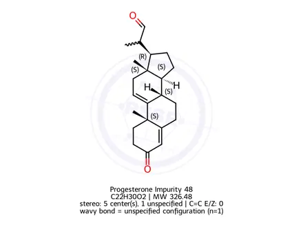 Chemical structure of Progesterone Impurity 155