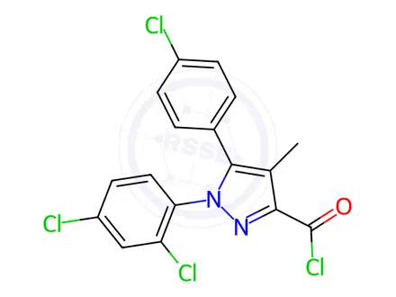Chemical structure of Rimonabant Impurity 3