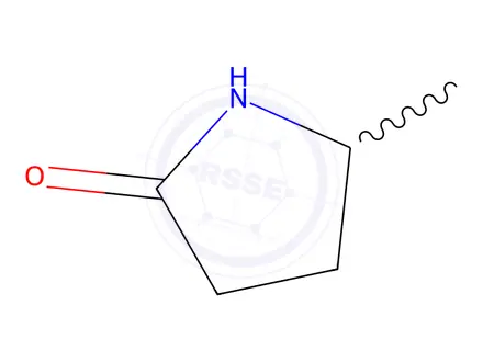 Chemical structure of 5-Methyl-2-pyrrolidone