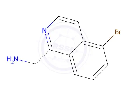 Chemical structure of (5-Bromoisoquinolin-1-yl)methanamine