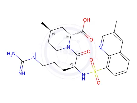 Chemical structure of Argatroban Impurity C