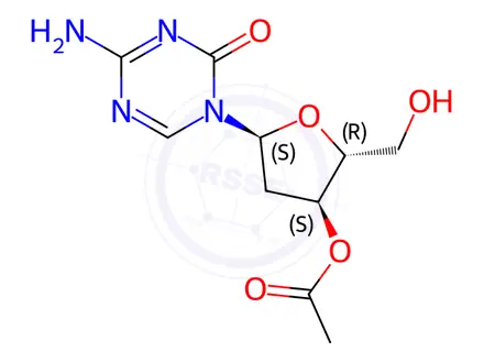 Chemical structure of 3-O-Acetyl Decitabine