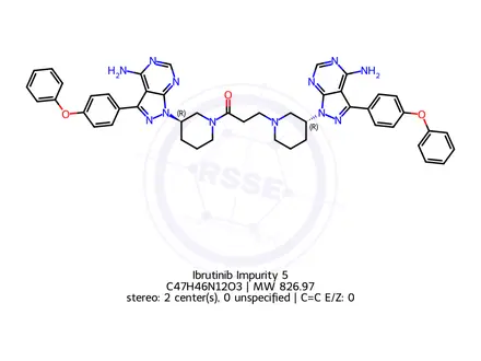 Chemical structure of Ibrutinib Impurity 322