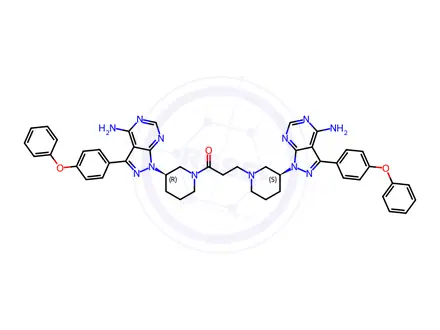 Chemical structure of Ibrutinib Impurity 317