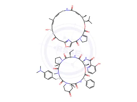 Chemical structure of Pristinamycin