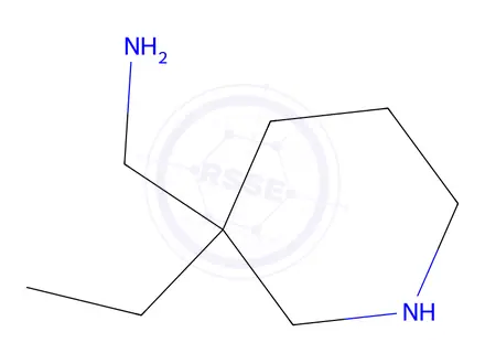 Chemical structure of (3-Ethylpiperidin-3-yl)methanamine