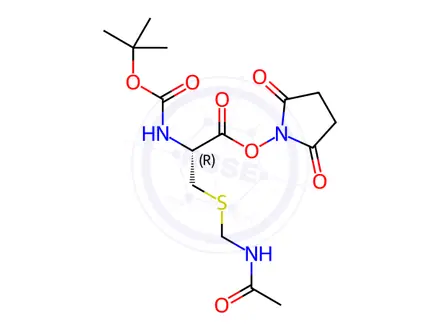 Chemical structure of BOC-CYS(ACM)-OSU