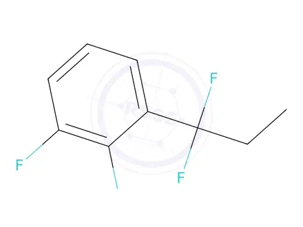Chemical structure of 1-(1,1-Difluoropropyl)-2,3-difluorobenzene