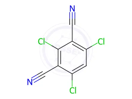 Chemical structure of 2,4,6-Trichloroisophthalonitrile