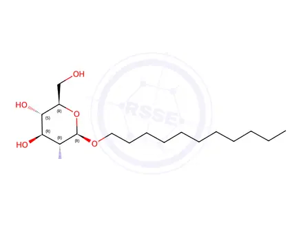 Chemical structure of Undecyl2-acetamido-2-deoxy-b-D-glucopyranoside