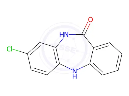 Chemical structure of Clozapine EP Impurity A