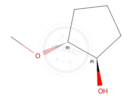 Chemical structure of (1R,2R)-2-methoxycyclopentan-1-ol
