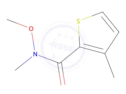 Chemical structure of N-Methoxy-N,3-dimethylthiophene-2-carboxamide