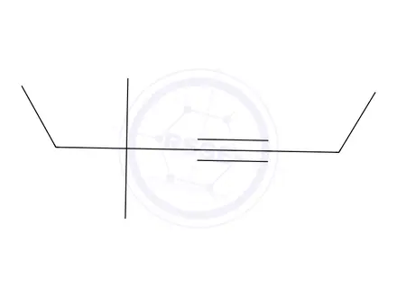 Chemical structure of 5,5-dimethyl-3-heptyne