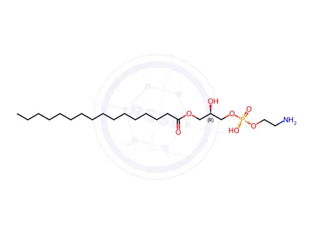 Chemical structure of 16:0 Lyso PE