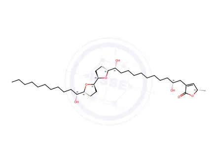 Chemical structure of Atemoyacin A