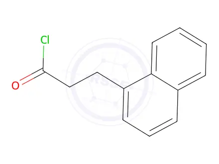 Chemical structure of 3-(1-Naphthyl)propionyl chloride