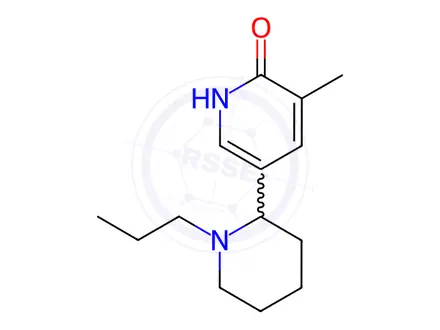 Chemical structure of 3-Methyl-5-(1-propylpiperidin-2-yl)pyridin-2(1H)-one