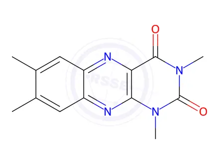 Chemical structure of 1,3,7,8-Tetramethylbenzo[g]pteridine-2,4(1H,3H)-dione