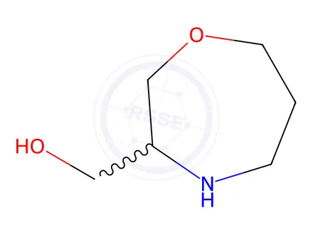Chemical structure of 1,4-Oxazepine-3-methanol, hexahydro-