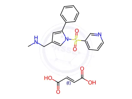 Chemical structure of Vonoprazan Impurity U8(Fumarate)
