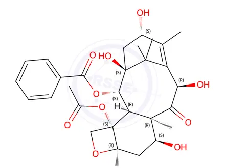 Chemical structure of 8-epi-10-Deacety Baccatin III