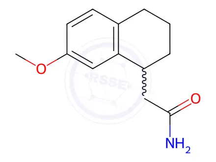 Chemical structure of Agomelatine Impurity 7