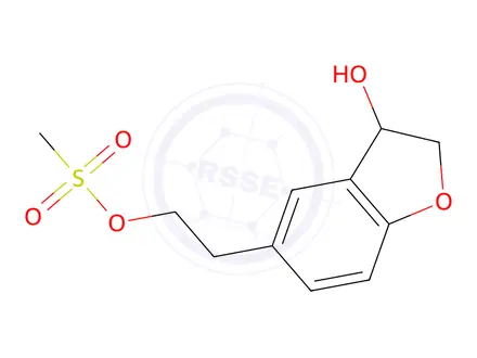 Chemical structure of 1-Hydroxy-5-ethylmethanesulfonate Cumaran