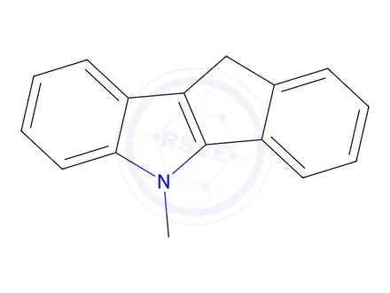 Chemical structure of 5-Methyl-5,10-dihydroindeno[1,2-b]indole