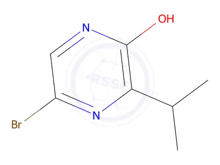 Chemical structure of 5-Bromo-3-isopropylpyrazin-2-ol
