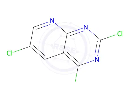 Chemical structure of 2,4,6-Trichloropyrido[2,3-d]pyrimidine
