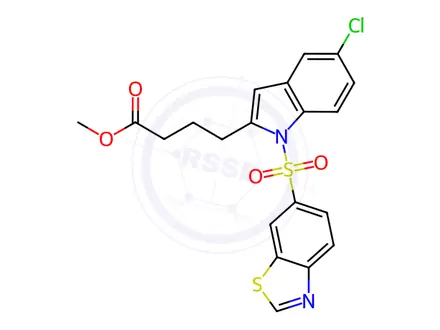 Chemical structure of Lanifibranor Impurity 9